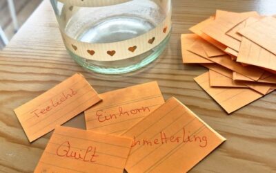 DIY: Deko-Glas fuer Zeichenideen (Promptlisten)