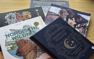 Meine 5 liebsten Coloring Books. Erwachsenen-Malbuecher ohne KI